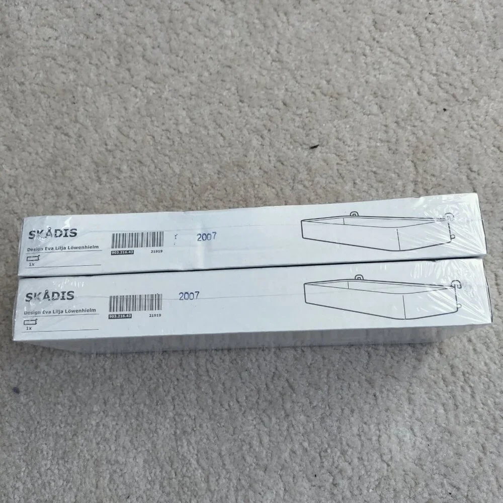 IKEA Skadis Set of 2 Shelves For IKEA Pegboard 21919 1825 NEW in Package